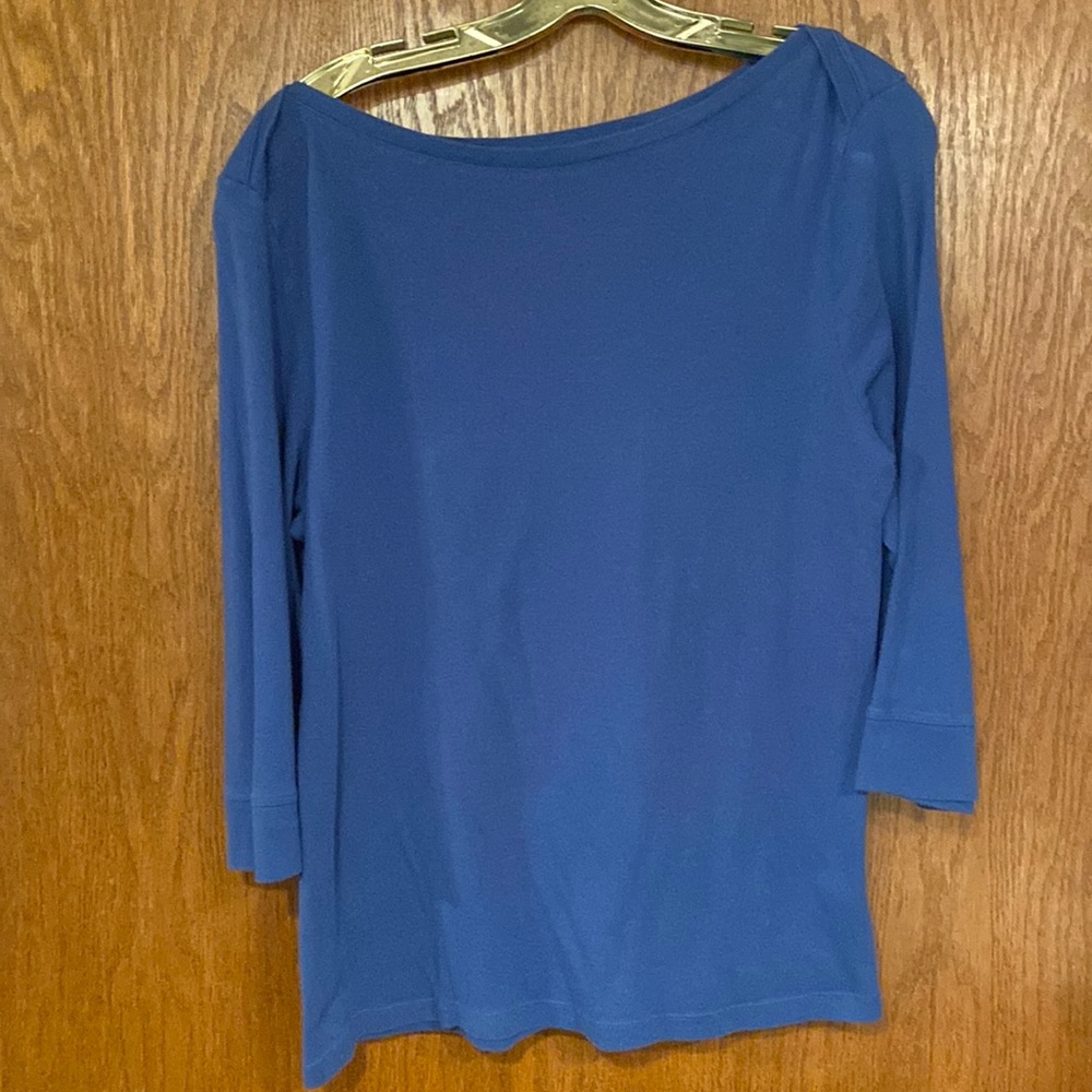 Royal Blue, Old Navy XL, 3/4 sleeve, boat neck